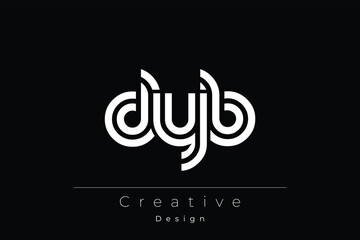 DYB Creative Unique Modern Letter Logo Design