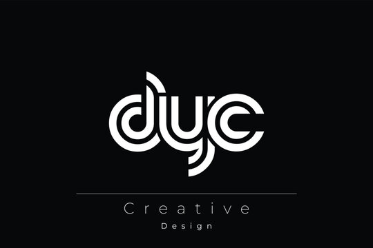 DYC Creative Unique Modern Letter Logo Design