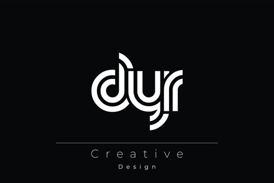 DYR Creative Unique Modern Letter Logo Design