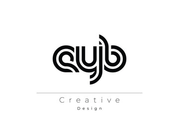 EYB Creative Unique Modern Letter Logo Design