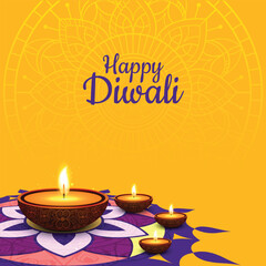 Happy Diwali: Bright Diyas, Rangoli, And Warm Celebration With Family And Friends