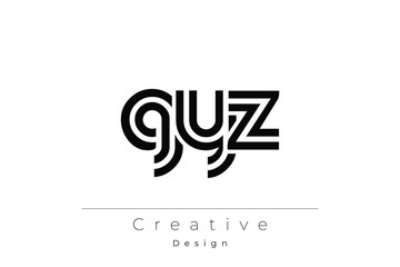 GYZ Creative Unique Modern Letter Logo Design