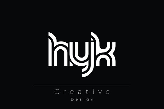 HYK Creative Unique Modern Letter Logo Design