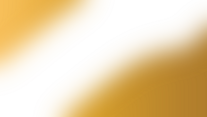 Warm golden gradient with a soft white blend creates a cozy and inviting background, ideal for adding a touch of elegance and sophistication isolated on transparent background