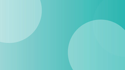 A refreshing mint green gradient background with overlapping circles, ideal for modern designs and creating a cool, calming visual effect isolated on transparent background