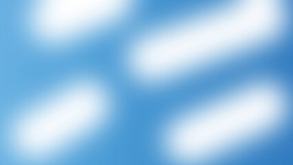 Dreamy blue sky with soft, blurred white clouds creating a serene and peaceful atmosphere, perfect for backgrounds and calming visual elements isolated on transparent background