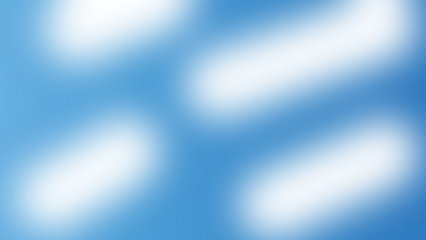 Dreamy blue sky with soft, blurred white clouds creating a serene and peaceful atmosphere, perfect for backgrounds and calming visual elements isolated on transparent background