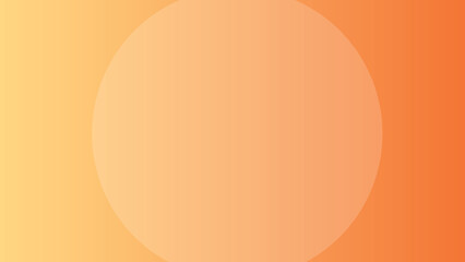 A warm and inviting gradient background with shades of orange, featuring a soft, circular highlight for a touch of depth and visual appeal isolated on transparent background