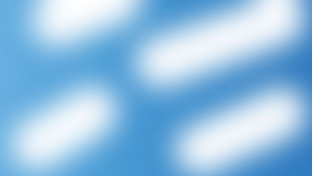 Dreamy blue sky with soft, blurred white clouds creating a serene and peaceful atmosphere, perfect for backgrounds and calming visual elements isolated on transparent background