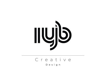 IYB Creative Unique Modern Letter Logo Design