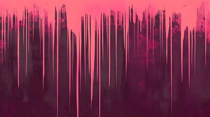 Abstract Pink and Maroon Dripping Paint Texture Background