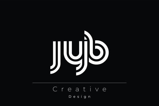 JYB Creative Unique Modern Letter Logo Design