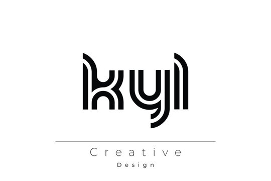 KYL Creative Unique Modern Letter Logo Design