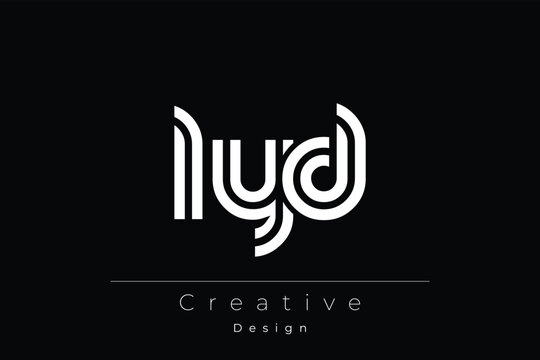 LYD Creative Unique Modern Letter Logo Design