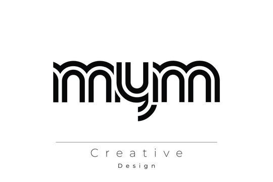 MYM Creative Unique Modern Letter Logo Design