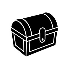 Brown Treasure Chest Closed Lock Transparent Background