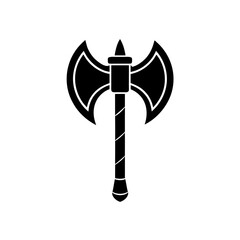 Viking Axe Double Blade Weapon Transparent Background