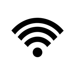 Wi Fi Signal Bar Icon Stylized 3D Transparent Background