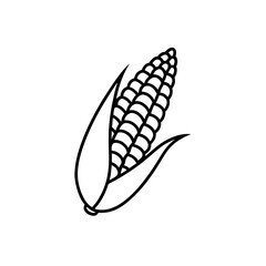 Yellow Corn Cob Kernels Transparent Background