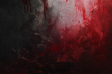 Dark red textured background with drips and splatters abstract art grunge wall