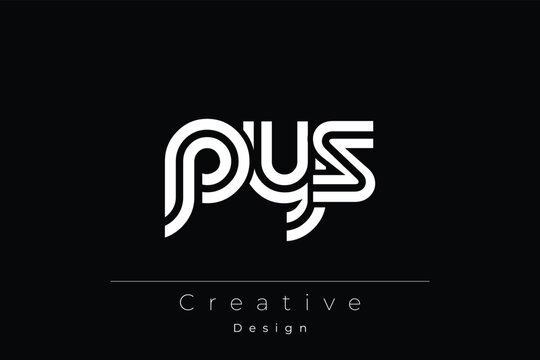 PYS Creative Unique Modern Letter Logo Design