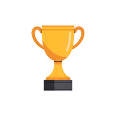 Golden trophy celebrates achievement and success