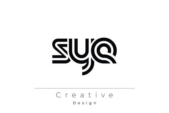SYE Creative Unique Modern Letter Logo Design