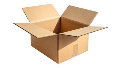 Empty Cardboard Box Ready for Shipping
