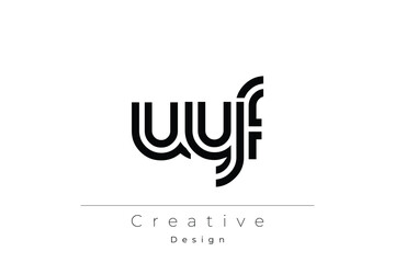 UYF Creative Unique Modern Letter Logo Design