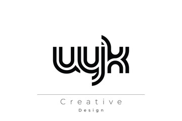UYK Creative Unique Modern Letter Logo Design