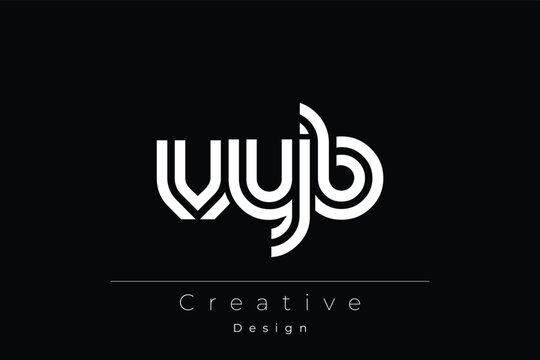 VYB Creative Unique Modern Letter Logo Design