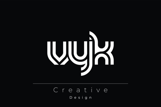 VYK Creative Unique Modern Letter Logo Design