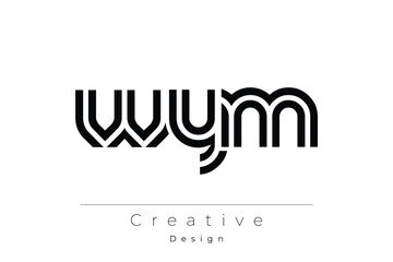 WYM Creative Unique Modern Letter Logo Design
