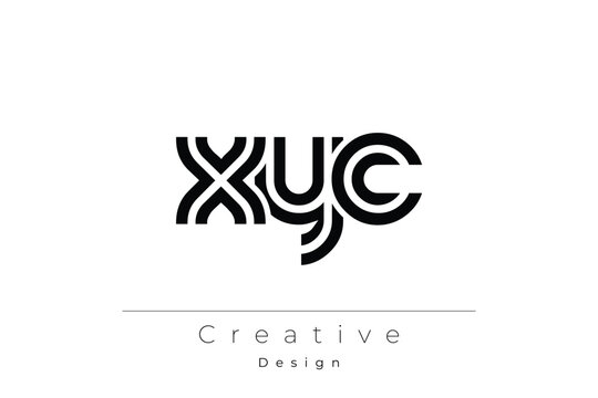 XYC Creative Unique Modern Letter Logo Design