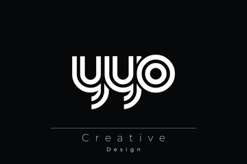 YYO Creative Unique Modern Letter Logo Design