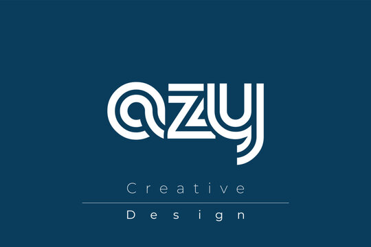 AZY Creative Unique Modern Letter Logo Design