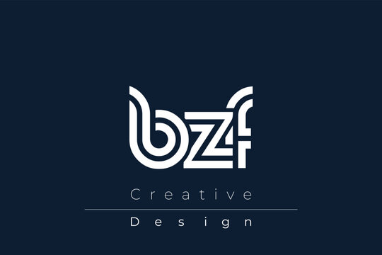 BZF Creative Unique Modern Letter Logo Design