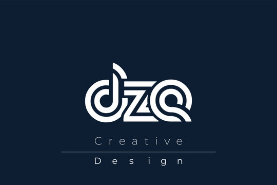 DZE Creative Unique Modern Letter Logo Design