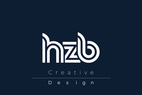 HZB Creative Unique Modern Letter Logo Design