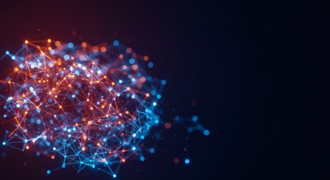 abstract 3D illustration of a big data concept