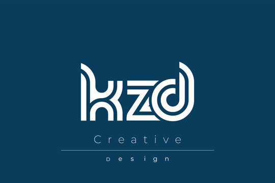 KZD Creative Unique Modern Letter Logo Design