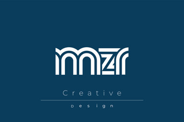 MZR Creative Unique Modern Letter Logo Design