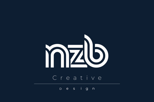 NZB Creative Unique Modern Letter Logo Design