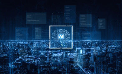 AI Assistant Brain Processor with LLM Technology, Big Data, Machine Learning, Generative AI for Business Support, Future Agentic AI Technology and Artificial Intelligence Prompt Engineering. Spline