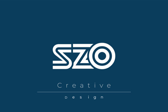 SZO Creative Unique Modern Letter Logo Design