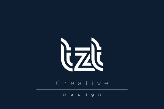 TZT Creative Unique Modern Letter Logo Design