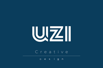 UZI Creative Unique Modern Letter Logo Design