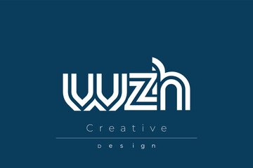 WZH Creative Unique Modern Letter Logo Design