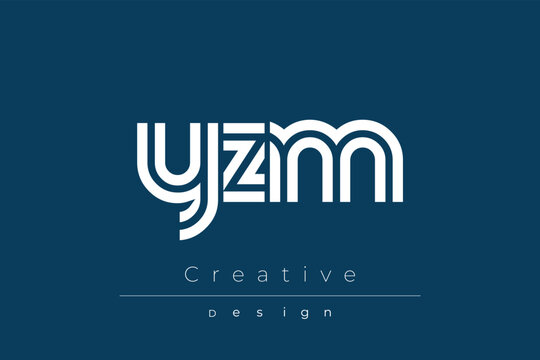 YZM Creative Unique Modern Letter Logo Design