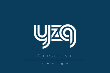 YZQ Creative Unique Modern Letter Logo Design